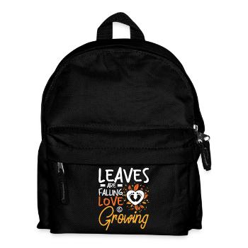 Pregnancy leaves are falling love is growing - Kinder Rucksack - Schwarz - Vorne
