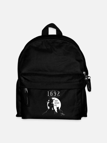 Salem 1692 They Missed One Hexe Katze Halloween - Kinder Rucksack - Schwarz