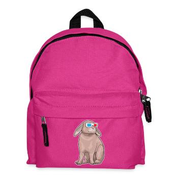 Lunettes de lapin - Sac à dos Enfant - fuchsia - Devant