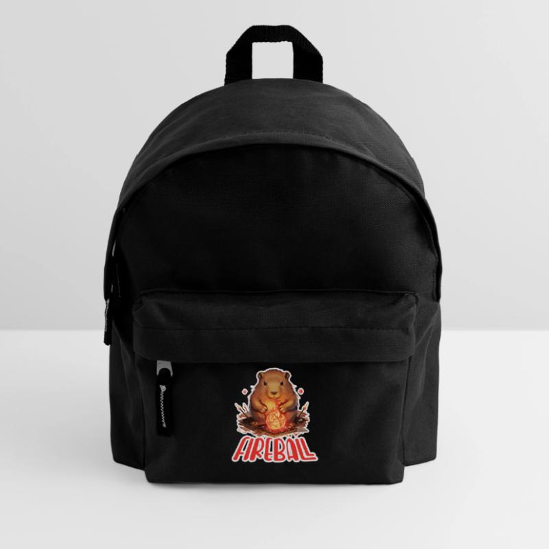 Capybara Mage – Conception de RPG boule de feu Sac à dos Enfant