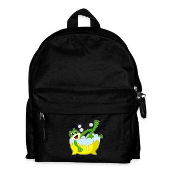 Baignoire de bain de grenouille - Sac à dos Enfant - noir - Devant
