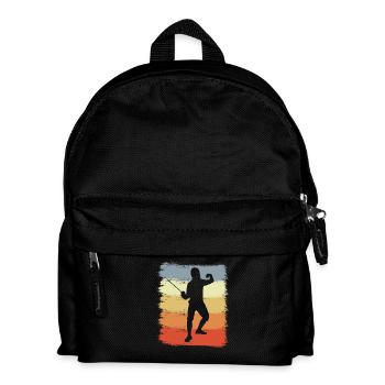 Fechter Vintage Look - Kinder Rucksack - Schwarz - Vorne