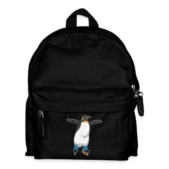 Penguin Inline skating Inline skates - Kids' Backpack - black - Front