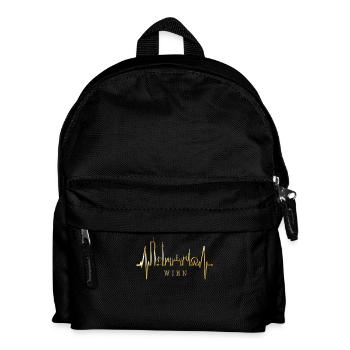 Horizon de Vienne Heartbeat Autriche Amour Vienne - Sac à dos Enfant - noir - Devant