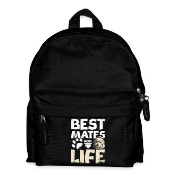 Best mates for life cockapoo - Kids' Backpack - black - Front