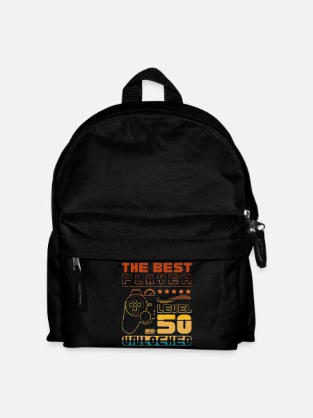 The Best Player - Level 50 unlocked - Kids' Backpack - black