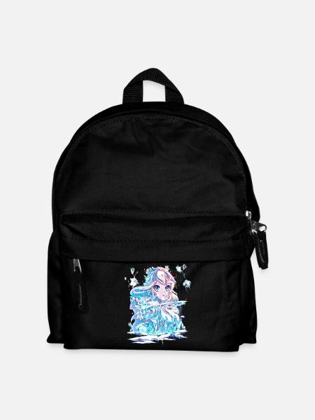 Eiskristall Schneekönigin Anime Eisprinzessin - Kinder Rucksack - Schwarz