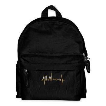 Nuremberg Skyline Heartbeat Fan Heart Love Nuremberg - Kids' Backpack - black - Front