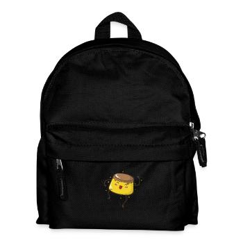 Pudding rennt Nachspeise - Kinder Rucksack - Schwarz - Vorne