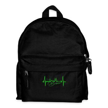 Bremen Skyline Bremen Heartbeat Fan Heart Love - Kids' Backpack - black - Front