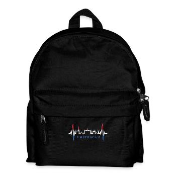 Amsterdam Skyline Netherlands Heartbeat Holland - Kids' Backpack - black - Front