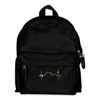 Cape Town Skyline Heartbeat South Africa Table Mountain - Kids' Backpack - black - Front