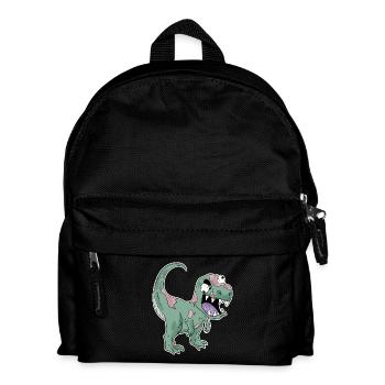 Dinosaurier Zombie Gruselig - Kinder Rucksack - Schwarz - Vorne