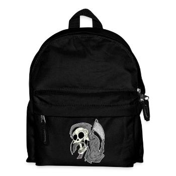 Grim Reaper laughs funny laugh - Kids' Backpack - black - Front