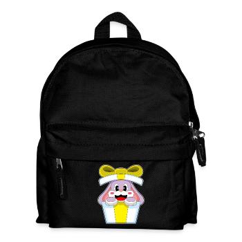 Bunny Christmas Package - Kids' Backpack - black - Front