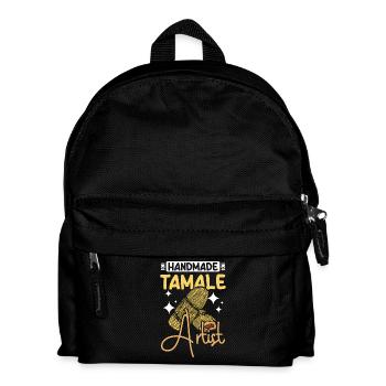 Handmade tamale artist - Kids' Backpack - black - Front