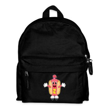 Hotdog Inline skating Inline skates - Kids' Backpack - black - Front