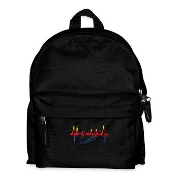 Sylt Skyline North Sea Heartbeat North Frisia Sylter - Kids' Backpack - black - Front