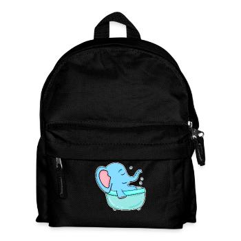 Bathtub Elephant - Kids' Backpack - black - Front