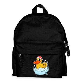 Rubber Duck Christmas - Kids' Backpack - black - Front