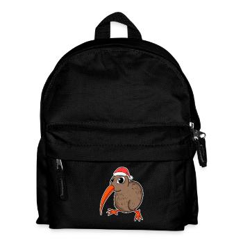 Kiwi Bird Christmas - Kids' Backpack - black - Front