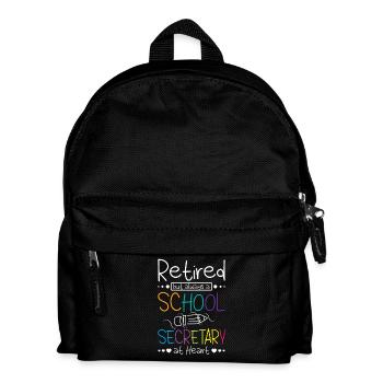 Retraité mais toujours secrétaire d’école dans l’âme - Sac à dos Enfant - noir - Devant