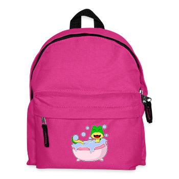 Schlange Baden Badewanne - Kinder Rucksack - Fuchsia - Vorne