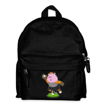 Pig Baseball Baseball Glove - Kids' Backpack - black - Front