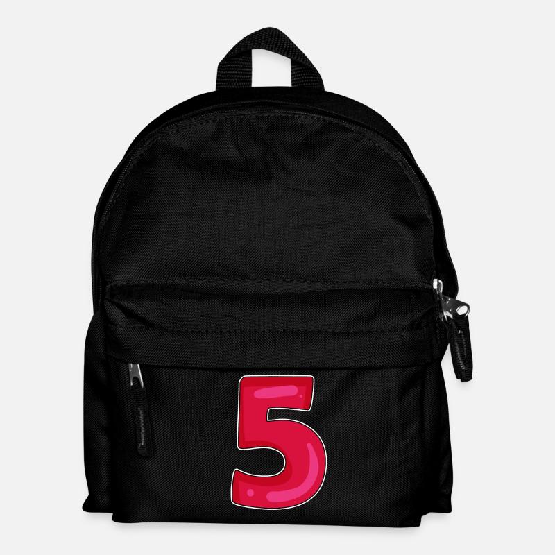 5 - Kinder Rucksack - Schwarz