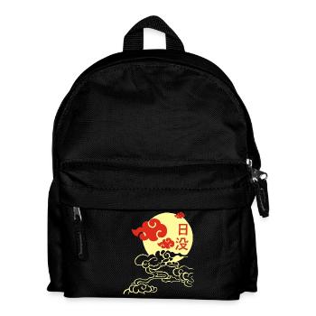 Manga sunset - Kids' Backpack - black - Front