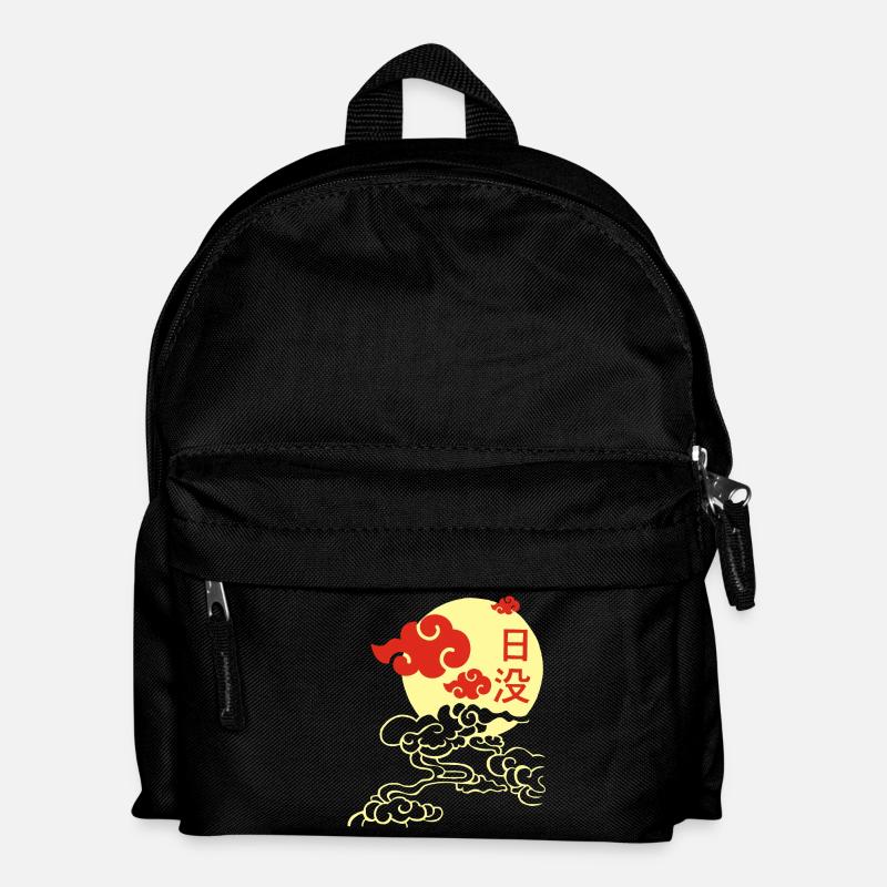 Manga sunset - Kids' Backpack - black