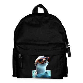 Dolphin Sunglasses Love Dolphins Cute Dolphin - Kids' Backpack - black - Front