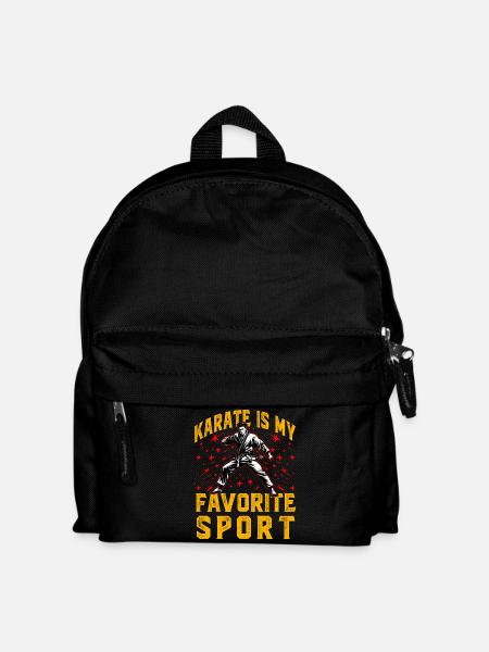 Karate is my favorite Sport - Kids' Backpack - black