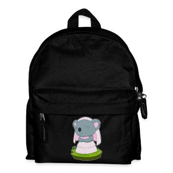Koala Bridal Veil Wedding - Kids' Backpack - black - Front
