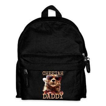Guépard Papa Guépard Papa Papa Fête des Pères Chats - Sac à dos Enfant - noir - Devant