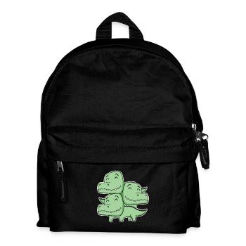 Corcodile Motif - Sac à dos Enfant - noir - Devant