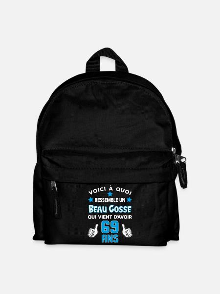 69 ans anniversaire homme cadeau drôle humour - Sac à dos Enfant - noir