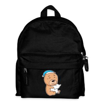 Chow Chow Schlafen Müdigkeit Hund Hunderasse - Kinder Rucksack - Schwarz - Vorne