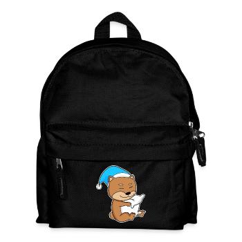 Shiba Inu Schlafen Müdigkeit Hund - Kinder Rucksack - Schwarz - Vorne