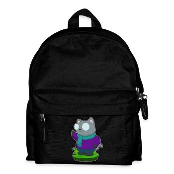 Écharpe d’hiver pour chat - Sac à dos Enfant - noir - Devant