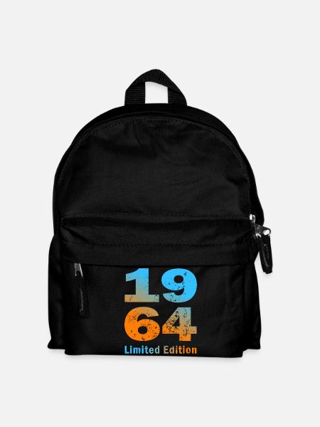 Geburtstag, geboren in 1964, limited edition Tasse - Kinder Rucksack - Schwarz
