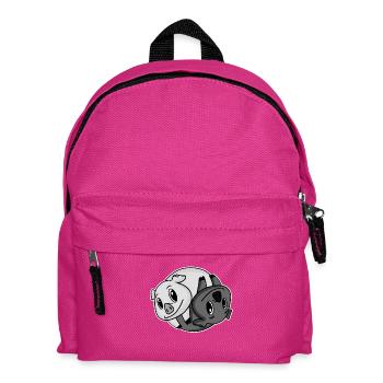 Yin Yang Schweine - Kinder Rucksack - Fuchsia - Vorne
