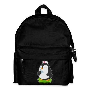 Infirmière Penguin Vie quotidienne - Sac à dos Enfant - noir - Devant