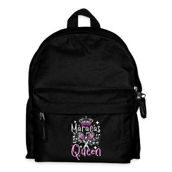 Girl Maracas Queen - Kids' Backpack - black - Front