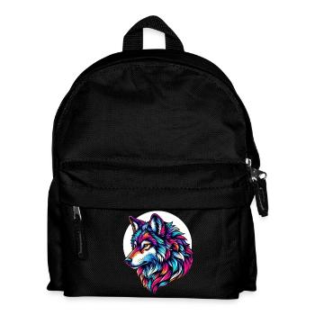 Wolf - Kids' Backpack - black - Front