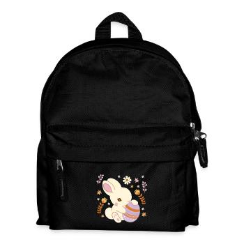Oeufs de Pâques Oeuf de lapin de Pâques Enfant Bébé - Sac à dos Enfant - noir - Devant
