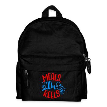 Meals on Reels - Kids' Backpack - black - Front