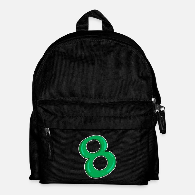 Huit - 8 - Vert - Sac à dos Enfant - noir