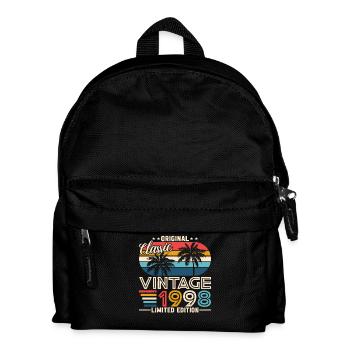 1998 Geburtstagsgeschenk 1998 Jahrgang 1998 Geschenk - Kinder Rucksack - Schwarz - Vorne