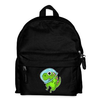 Dino Motif Dinosaur Space Astronauat - Kids' Backpack - black - Front